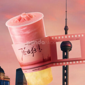 eco-friendly paper coffee cup sleeves with custom logo printing for takeaway hot beverages packaging