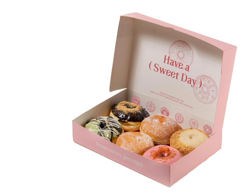 donut box packaging