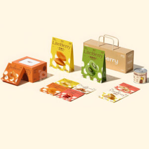 printed stand-up zipper pouch for dried fruit and snack packaging