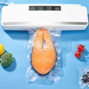 vacuum sealer bags for frozen food packaging, clear food storage bags for meat seafood and vegetables