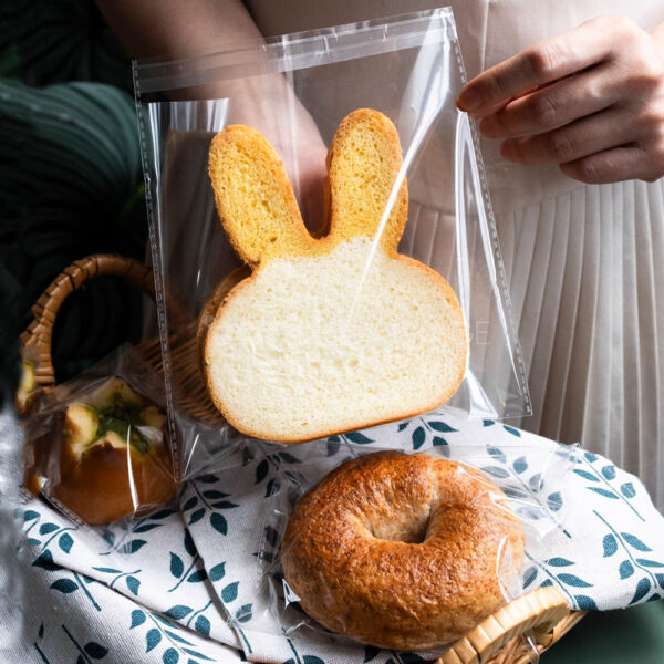 Clear Plastic Bakery Bags for Bread and Frozen Food Packaging