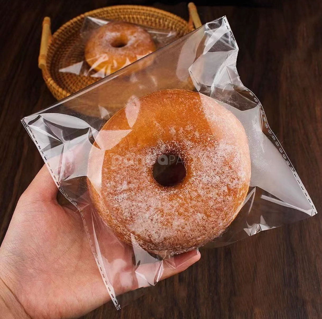 clear plastic packaging bags for bakery bread donuts and frozen food