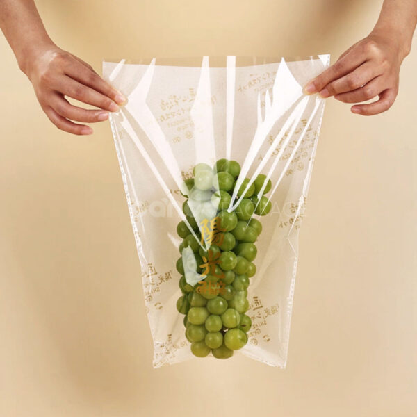Breathable Plastic Bags for Fresh Grapes and Fruits Packaging