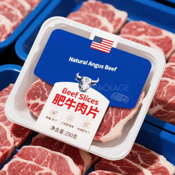 Plastic Fresh Meat Trays for Beef and Seafood Packaging