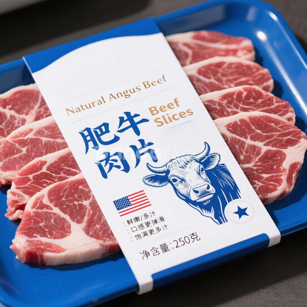 plastic fresh meat trays for beef and seafood packaging