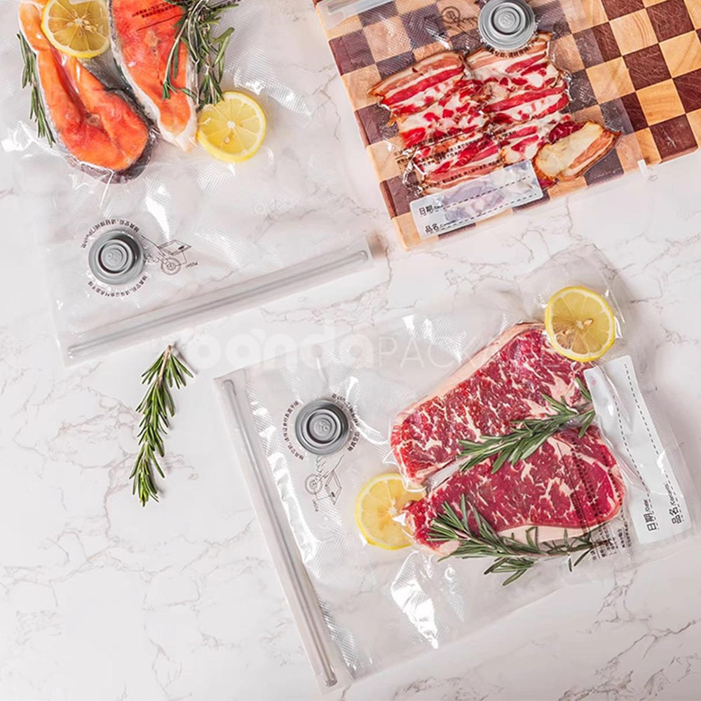 reusable PE PA vacuum sealer bags for food storage