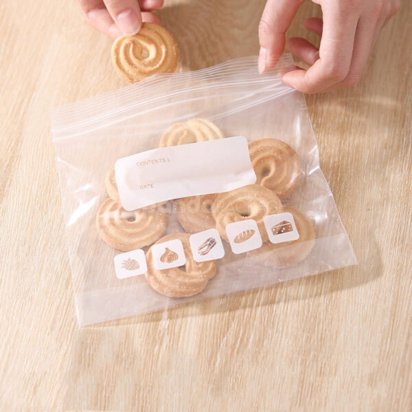 Food Grade Reusable Plastic Sealed Storage Zip Bags