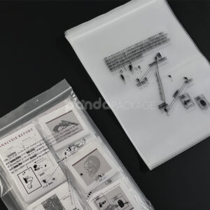 transparent ziplock plastic packaging bags for jewelry, stationery, and small gifts storage