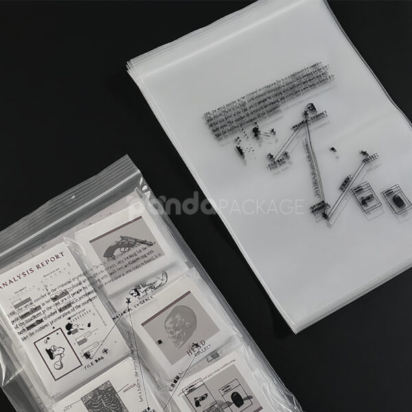 Clear Ziplock Plastic Bags for Jewelry and Gift Packaging