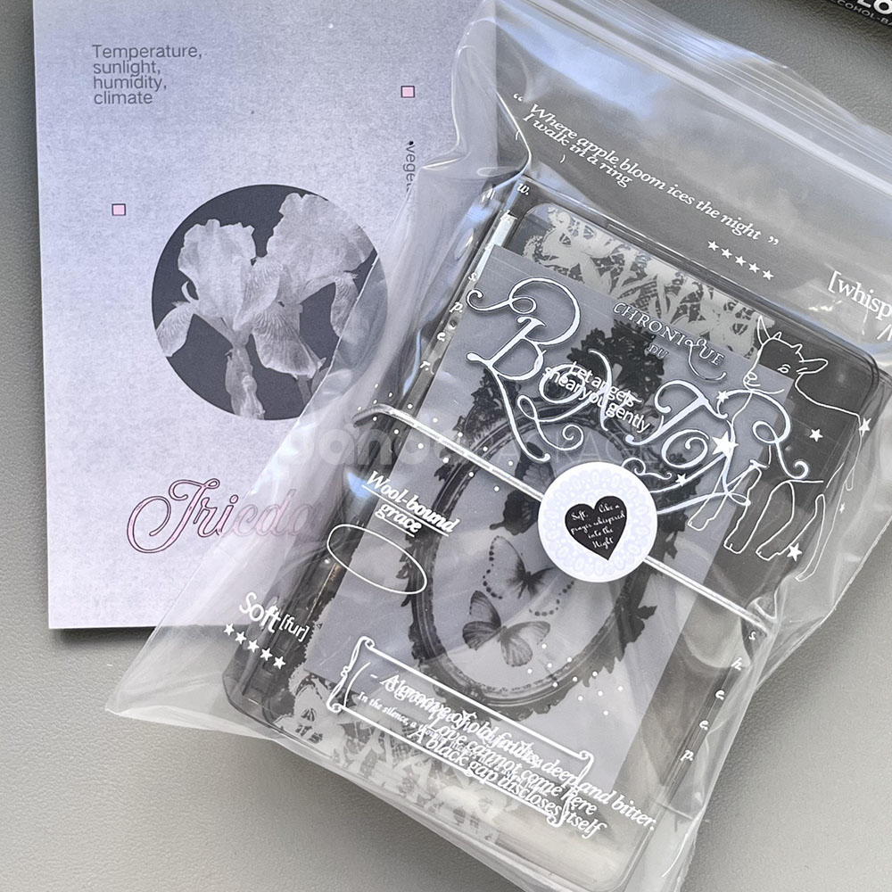 transparent ziplock plastic packaging bags for jewelry, stationery, and small gifts storage