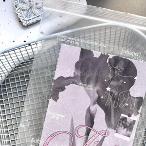transparent ziplock plastic packaging bags for jewelry, stationery, and small gifts storage