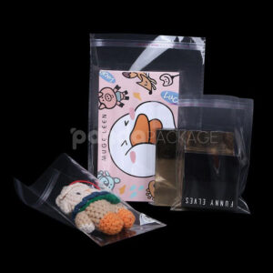 food grade clear opp self-adhesive plastic bags for bakery cookies bread and retail packaging