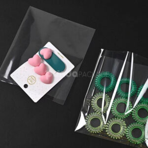 food grade clear opp self-adhesive plastic bags for bakery cookies bread and retail packaging