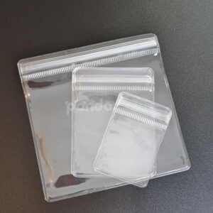 transparent pvc ziplock plastic bags for jewelry, cosmetics and retail packaging