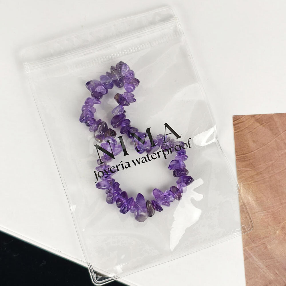 transparent pvc ziplock plastic bags for jewelry, cosmetics and retail packaging