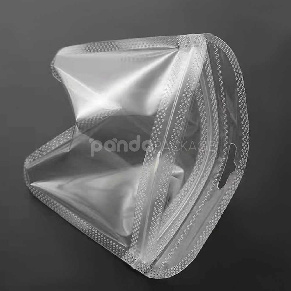 transparent pvc ziplock plastic bags for jewelry, cosmetics and retail packaging
