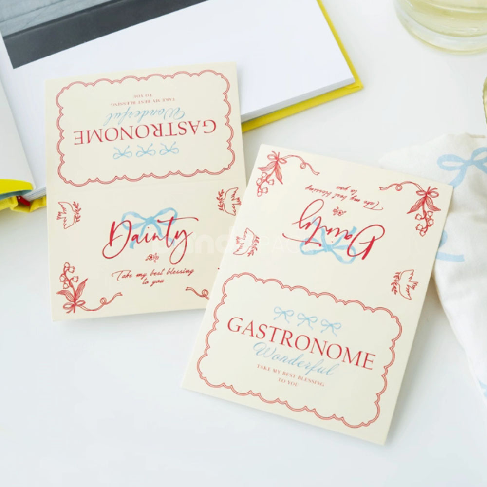 printed header card opp plastic bags for bakery cookies and gift packaging