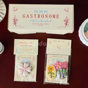 printed header card opp plastic bags for bakery cookies and gift packaging