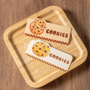 printed header card opp plastic bags for bakery cookies and gift packaging