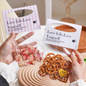 printed header card opp plastic bags for bakery cookies and gift packaging
