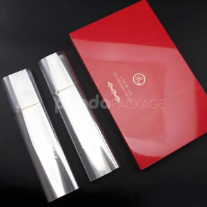transparent pvc heat shrink film for soap, gift boxes, cosmetics and retail product packaging