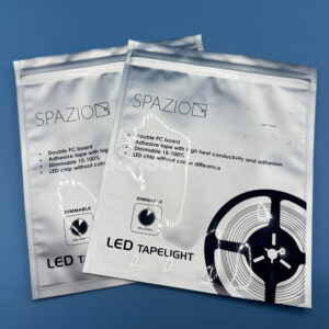 anti-static holographic resealable plastic packaging bags with esd protection for electronic products