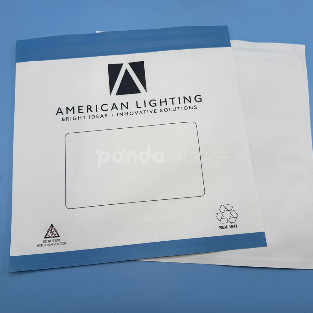 white kraft paper anti-static packaging bags with esd protection for electronic components