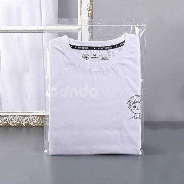 Clear Zip Lock Clothing Packaging Bags for Apparel Storage
