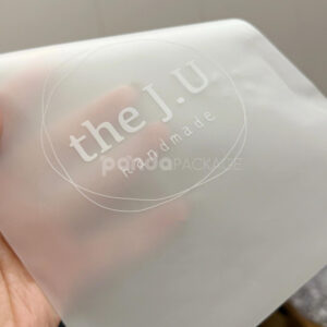 frosted slider zip lock clothing packaging bags for apparel retail and e-commerce