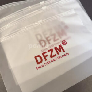 frosted slider zip lock clothing packaging bags for apparel retail and e-commerce