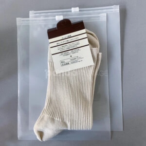 frosted slider zip lock clothing packaging bags for apparel retail and e-commerce