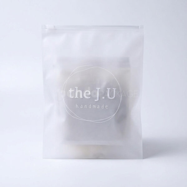 Frosted Slider Zip Lock Clothing Packaging Bags for Apparel