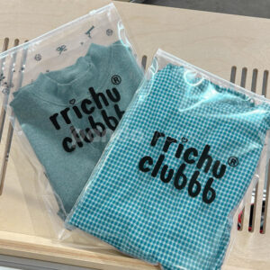 clear slider zip lock clothing packaging bags for t-shirt and apparel retail