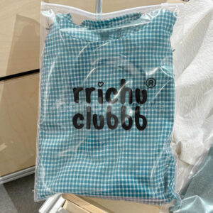 clear slider zip lock clothing packaging bags for t-shirt and apparel retail