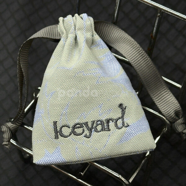 Embroidered Cotton Drawstring Pouch Bags for Apparel Packaging