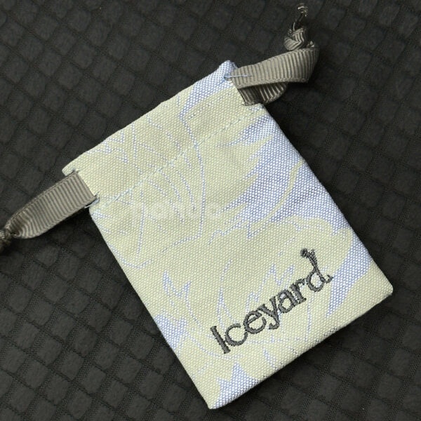Embroidered Cotton Drawstring Pouch Bags for Apparel Packaging