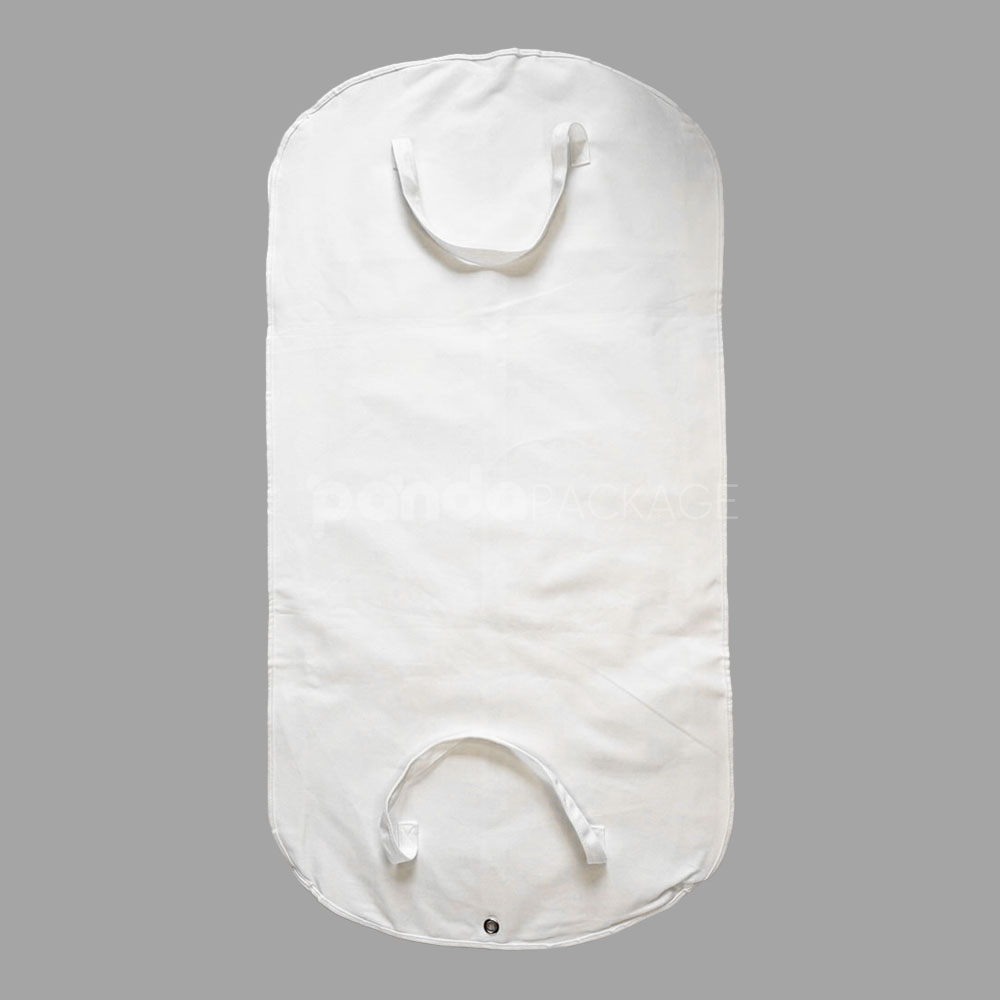 premium non-woven garment bag with zipper and handles for clothing storage
