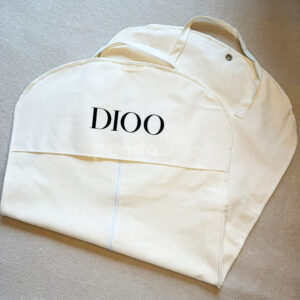 premium non-woven garment bag with zipper and handles for clothing storage