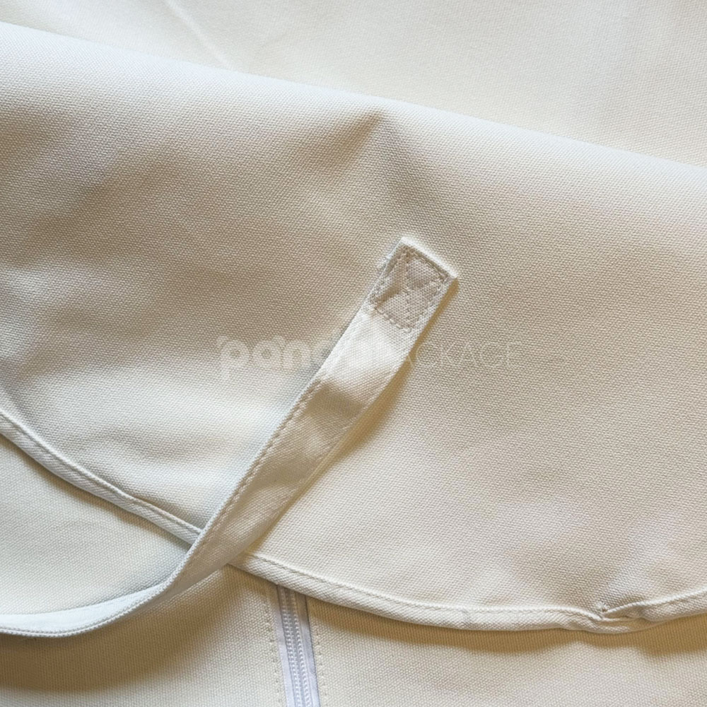 premium non-woven garment bag with zipper and handles for clothing storage