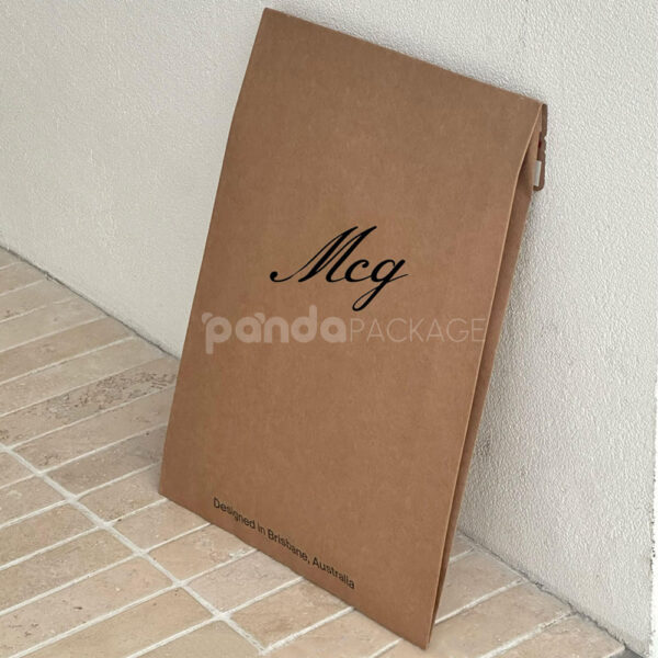 Recyclable Kraft Paper Mailer Bag with Double Adhesive Seal