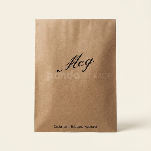 Recyclable Kraft Paper Mailer Bag with Double Adhesive Seal