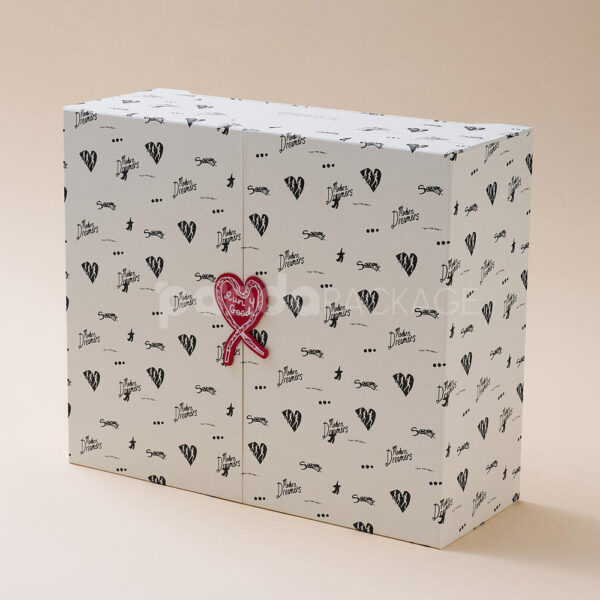 Double Door Magnetic Rigid Gift Box for Luxury Packaging