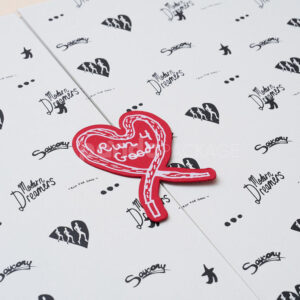 luxury magnetic rigid gift box with double doors and printed design for sneaker packaging