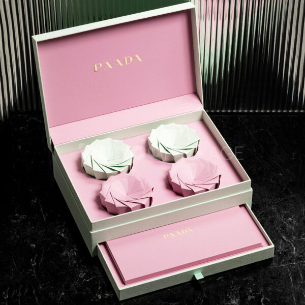 Luxury Flip Lid Rigid Gift Box with Drawer Design