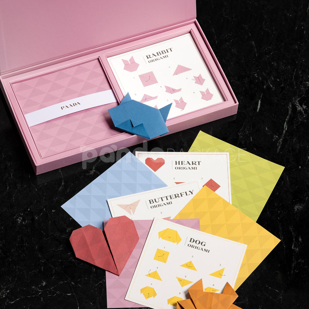 luxury flip lid rigid gift box with drawer and magnetic closure for elegant product packaging
