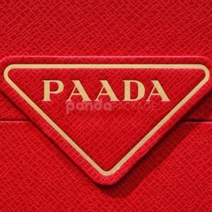 luxury magnetic flip lid rigid box with red textured surface and gold logo plaque for premium gift packaging