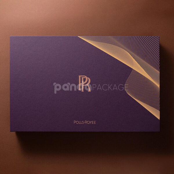 Luxury Magnetic Flip Lid Rigid Box with Elegant Insert Design