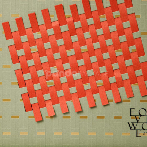 Luxury Woven-Texture Rigid Gift Box for Cosmetic Collection