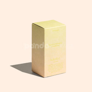 eco-friendly gradient paperboard box for shampoo and conditioner packaging with matte soft-touch finish