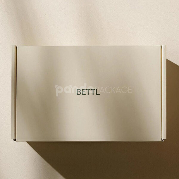 Eco-Friendly White Mailer Box for Skincare and Baby Product Packaging
